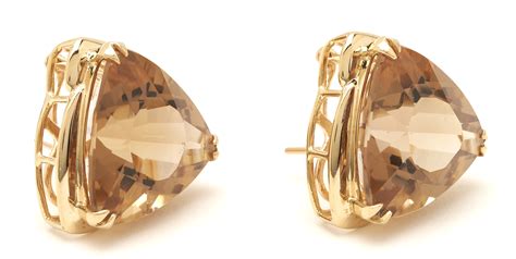 john lewis gold earrings|14k gold topaz earrings.